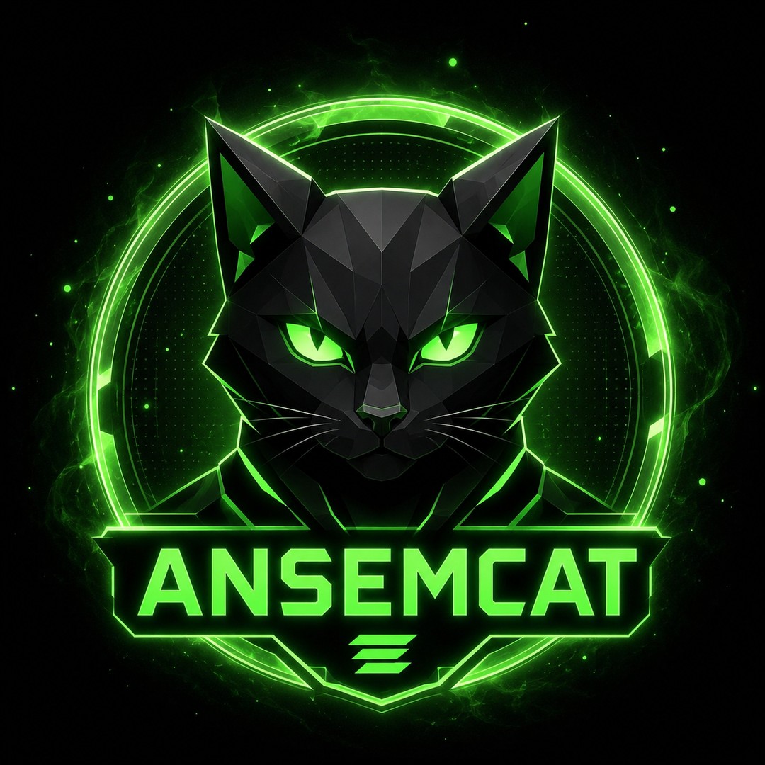 The Black Cat ANSEMCAT mascot